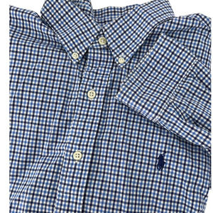 Ralph Lauren Blue and Navy Long Sleeve Shirt Size XL